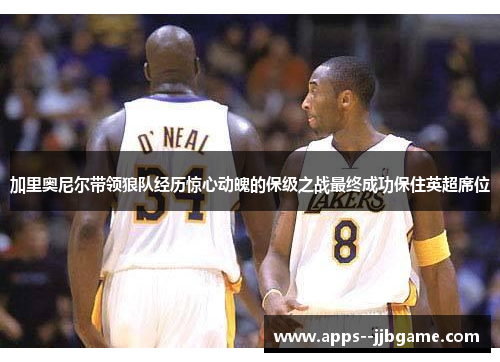 加里奥尼尔带领狼队经历惊心动魄的保级之战最终成功保住英超席位 加里奥尼尔带领狼队经历惊心动魄的保级之战最终成功保住英超席位